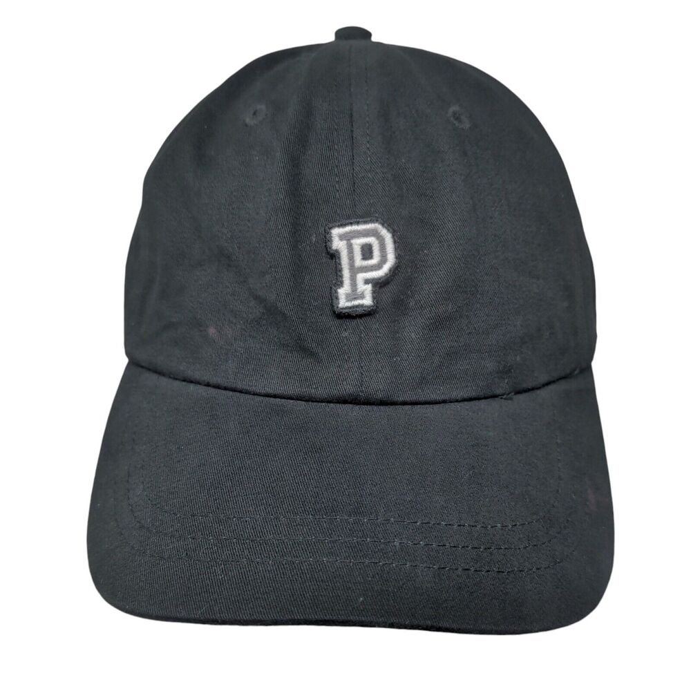 P Victoria's Secret PINK Slideback Hat Black One Size Adjustable 6 Panel